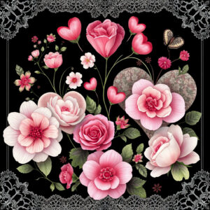 Love 5, Rice paper prints