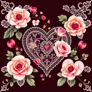 Love 7, Rice paper prints