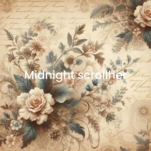 Floral blue, Rice paper prints